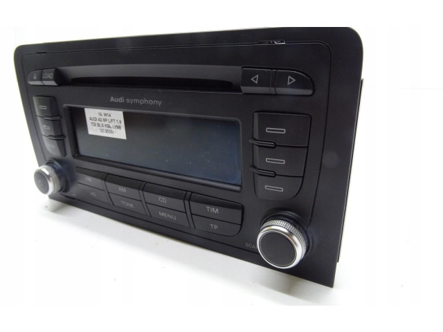 Радио/ проигрыватель CD/DVD / навигация 8P0035195M Audi A3 S3 A3 Sportback 8P