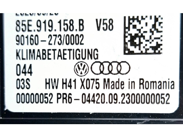 Блок управления климат-контролем 85E919158B Audi e-tron