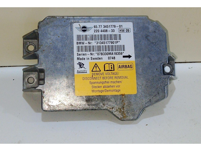 Блок подушек безопасности 65.773451779-01, 65.773451779-01 Mini One - Cooper Coupe R56