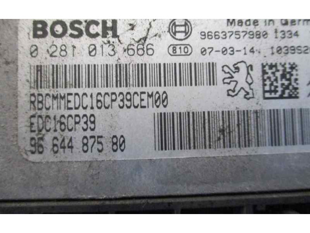 Блок управления двигателя 9837674280   Citroen Berlingo