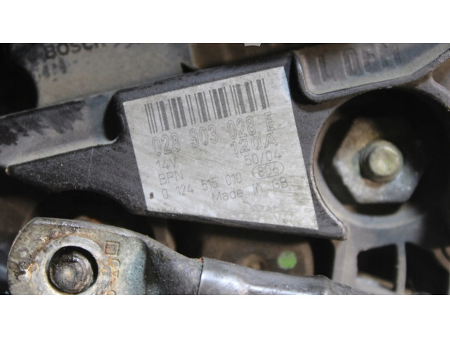 Генератор 0124515010   Volkswagen Polo IV 9N3      