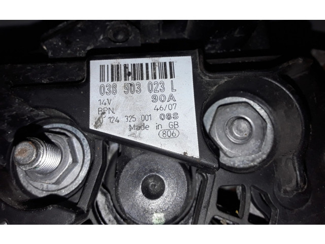 Генератор 038903023L Skoda Fabia Mk2 (5J) для двигателя BLS,BSW