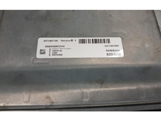 Блок управления двигателя 237100773V, 846443866   Dacia Jogger