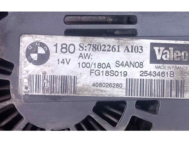 Генератор FG18S019-7802261, 180AH-VALEO   BMW X3 E83      