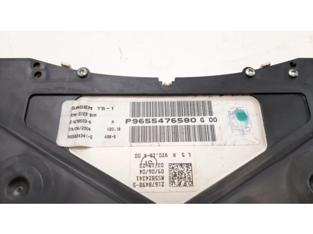 Přístrojová deska Peugeot 307 2004 P9655476580, 21678498