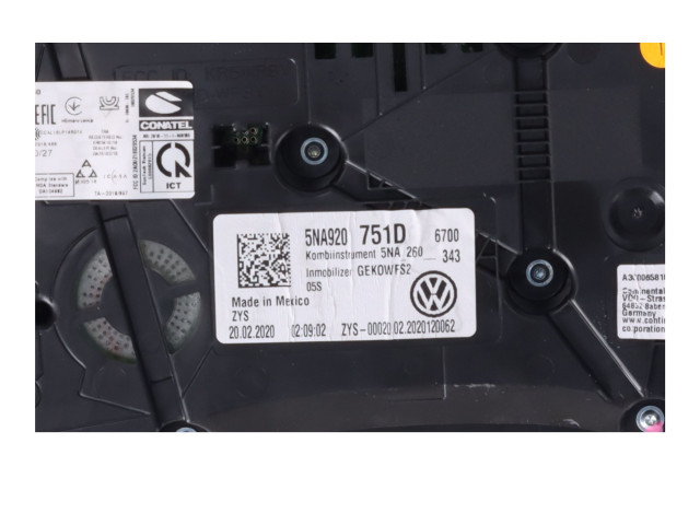Přístrojová deska  Volkswagen Tiguan Allspace 2020 5NA920751D  