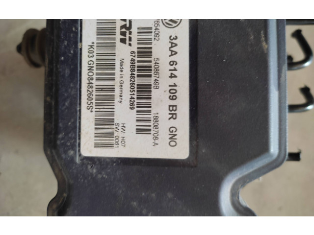 Jednotka ABS 3AA614109BR, 54086749B Volkswagen PASSAT B7 2014