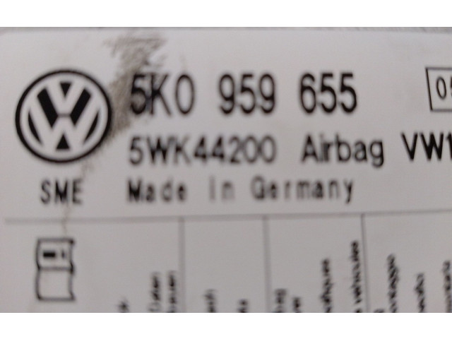 Блок подушек безопасности 5K0959655, 5WK44200 Volkswagen Golf SportWagen