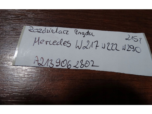 Pojistková skříňka A2139062302W290 Mercede-Benz S W222 2020