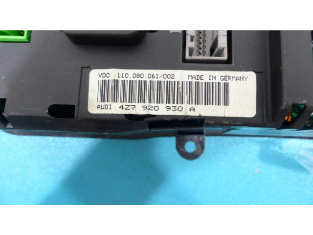 Спидометр (приборный щиток)  4Z7920930A, IMPRK815538   Audi A6 S6 C5 4B 
