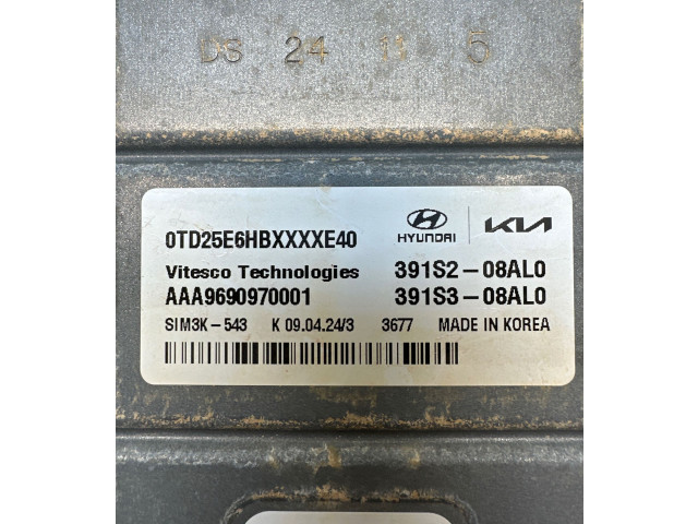 Блок управления двигателя AAA9690970001, 391S308AL0   KIA Niro