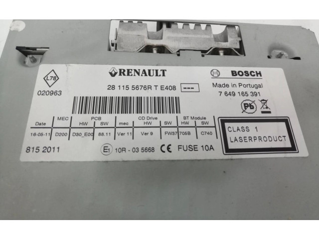 Turbodmychadlo Радио/ проигрыватель CD/DVD / навигация 7649165391 Renault Laguna III