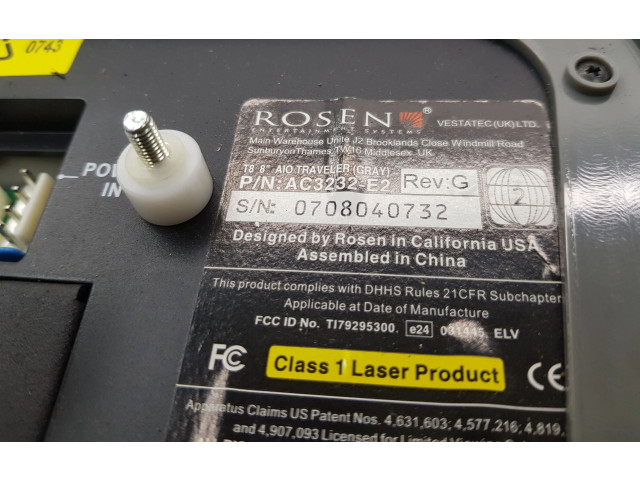 Дисплей 0708040732, AC3232E2 Mitsubishi Outlander