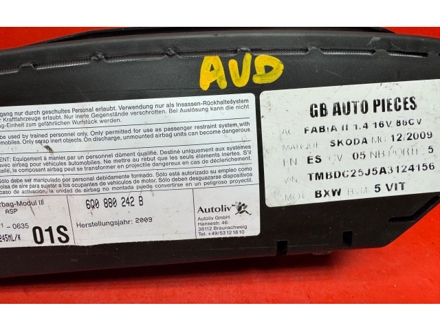 Рулевая рейка  Надувная подушка для сиденья 6Q0880242B   Skoda Fabia Mk2 (5J) 2007 - 2014 года
