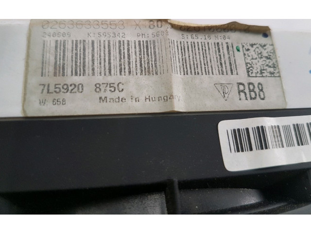 Přístrojová deska Porsche Cayenne (9PA) 2010 95564123531, B0-3992C