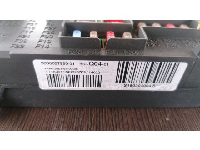 Блок комфорта 9806687980, BSI-Q04-01 Citroen C4 Grand Picasso