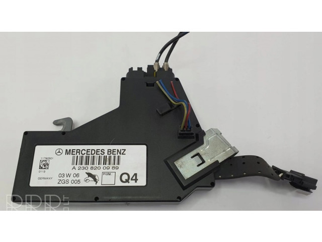 Antenos valdymo blokas