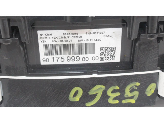 Přístrojová deska Citroen Berlingo 2018 9817599980