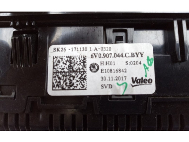 Блок управления климат-контролем 6V0907044C, 6V0907044C Skoda Fabia Mk2 (5J)