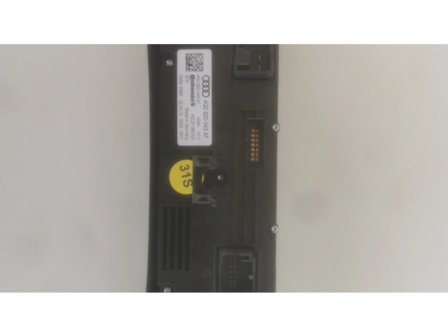 Блок управления климат-контролем 4G0820043AF   Audi A6 C7