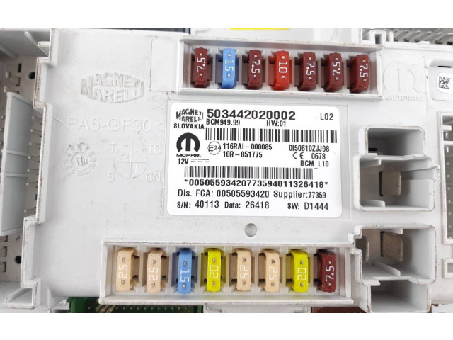 Pojistková skříňka Řídící jednotka BSM 503442020002, 00505593420 Alfa Romeo Stelvio 2018