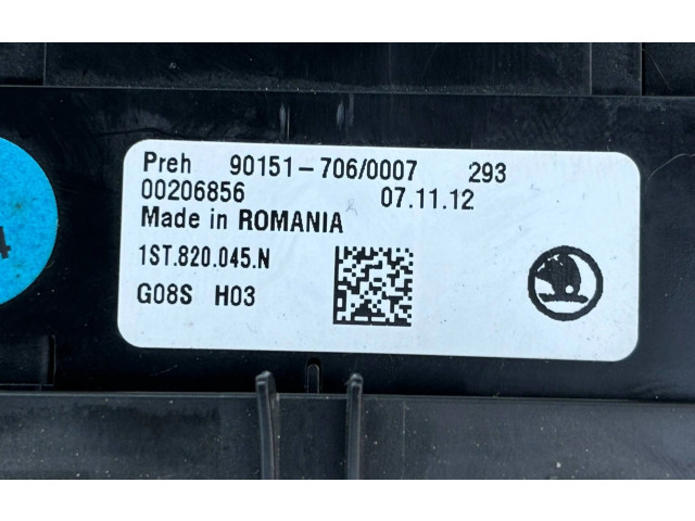 Блок управления климат-контролем 1ST820045N, 00206856 Skoda Citigo