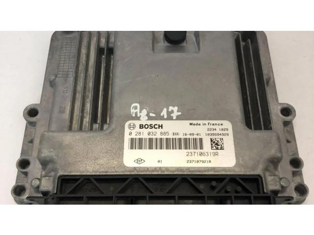 Řídící jednotka 237106319R, 0281032885 Renault Kangoo II 2016