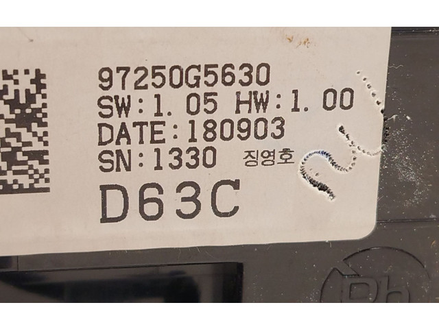 Блок управления климат-контролем 97250G5630, 97250G5630CA KIA Niro