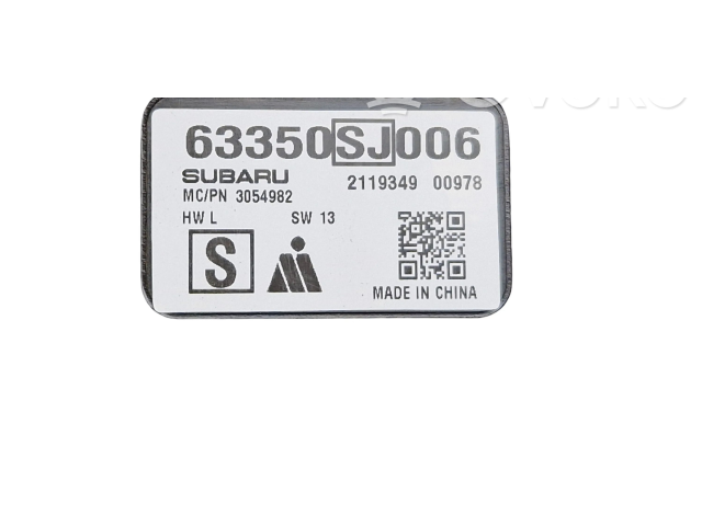 Блок управления 63350SJ006, 211934900978   Subaru Forester SK