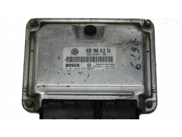 Řídící jednotka 0281010230, 038906012CA Seat Leon (1M) 2001