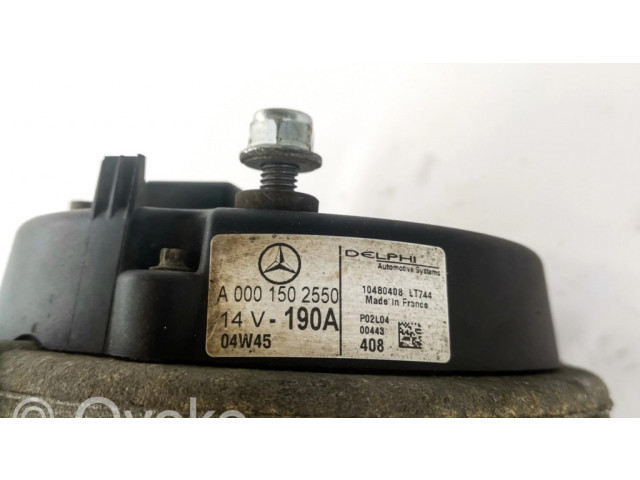 Генератор A0001502550, 10480408   Mercedes-Benz C W203 2.7     