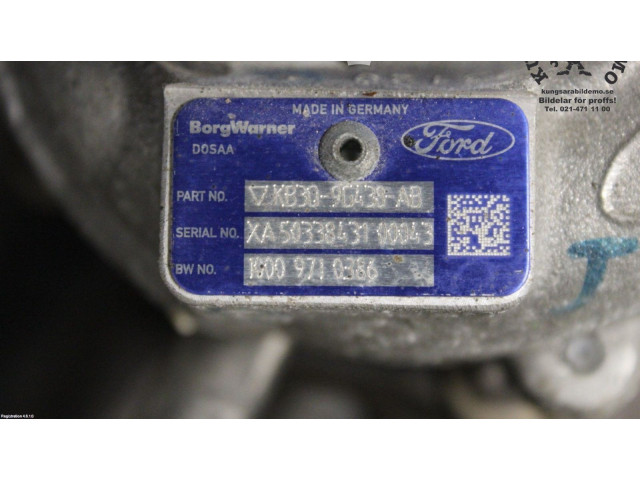  Турбина Ford Ranger  2627961, KB3Q9G438AG         