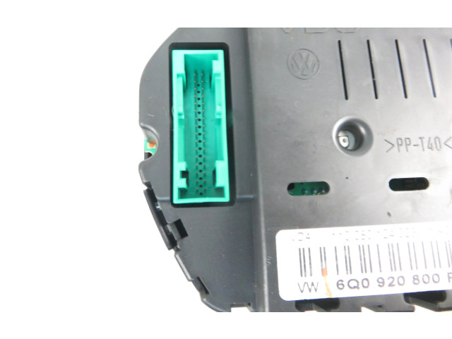 Přístrojová deska  Volkswagen Polo IV 9N3 2002 6Q0920800P  