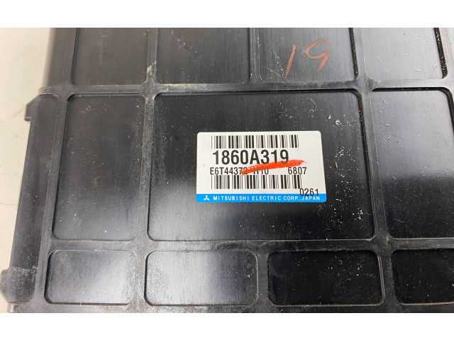 Блок управления двигателем Блок управления 1860A319, E6T44372 Mitsubishi Lancer