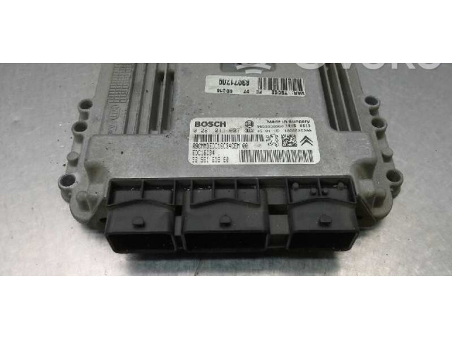 Řídící jednotka 0281011627, 9656161880 Peugeot 307 2005