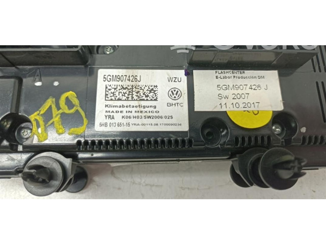 Блок управления климат-контролем PANEL Volkswagen Golf VII