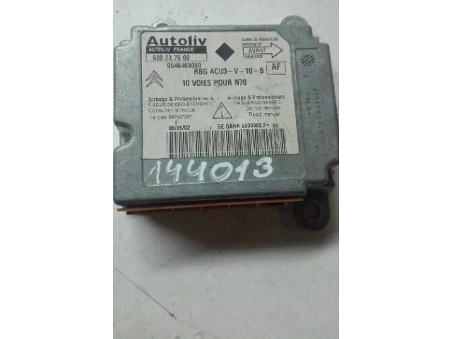 Блок подушек безопасности 600237500, 9646469080 Citroen Xsara