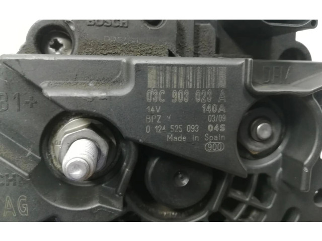 Генератор 03C903023A   Audi A3 S3 A3 Sportback 8P      
