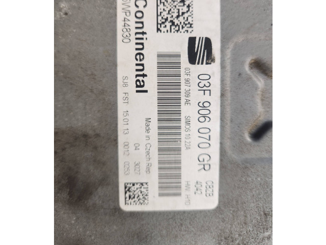 Блок управления двигателя 03F906070GR, 03F907309AE   Skoda Fabia Mk2 (5J)