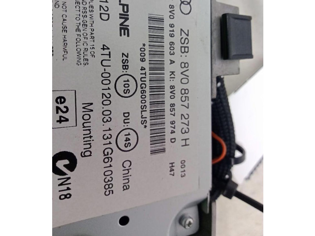 Дисплей 8V0857273H Audi A3 S3 A3 Sportback 8P