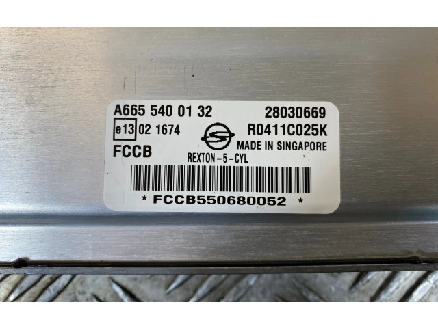 Блок управления двигателя A6655400132, 28030669 SsangYong Rexton I