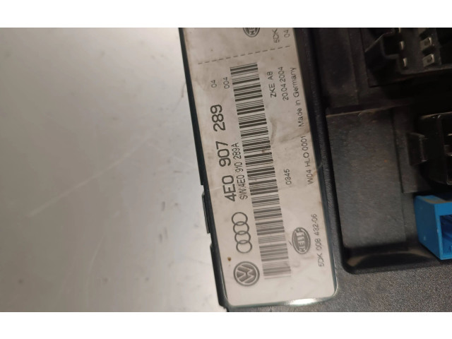 Блок комфорта 4E0907289, 5DK00843206   Audi A8 S8 D3 4E   