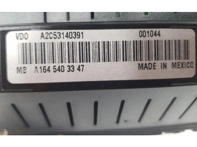 Панель приборов A1645403347, A1645403347 Mercedes-Benz ML W164