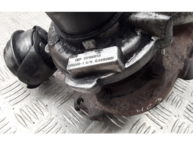 Turbodmychadlo Турбина 55196859 Fiat Croma 1.9 939A2000