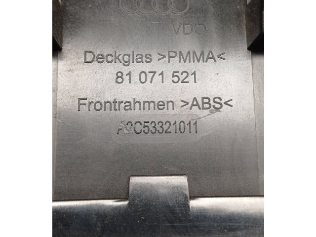 Панель приборов A2C53321011, 81071521   Audi A3 S3 A3 Sportback 8P       