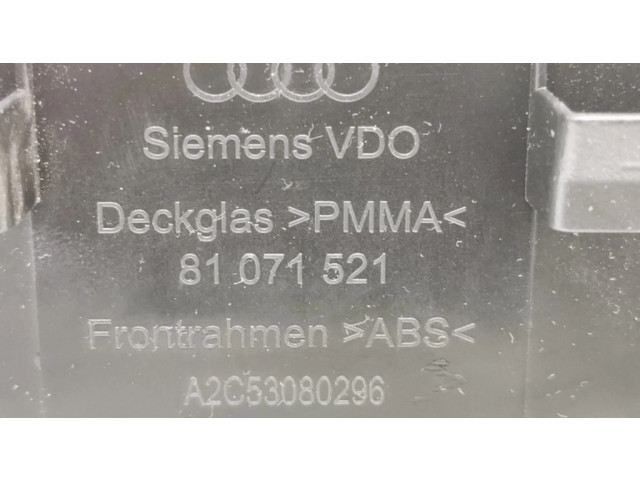 Панель приборов 8P0920931F, 81071521   Audi A3 S3 A3 Sportback 8P       