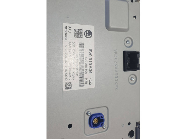 Радио/ проигрыватель CD/DVD / навигация 6V0919604, OESD403A Skoda Fabia Mk3 (NJ)