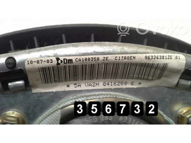 Подушка безопасности водителя 96326381   Citroen C5