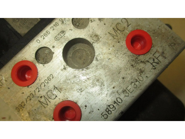 Блок АБС 0265216928, 589103E310   KIA  Sorento  2002-2009 года