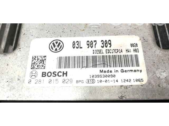 Блок управления двигателя 03L907309, 1039S30090   Volkswagen PASSAT B6